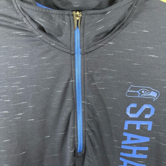 Seattle Seahawks Nike Dri-Fit Dark Blue Fitted Long Sleeve Active NFL Team XXL - Picture 2 of 14